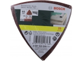 Bosch 2607019500 - Lot de 25 abrasifs delta - Grain 60/120/240