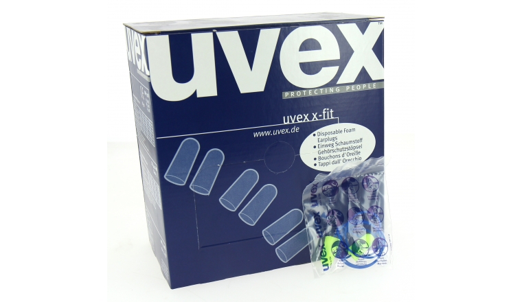 Boîte de 100 Bouchons d'Oreilles X-FIT - UVEX