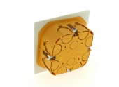 Boîte de Dérivation pour Cloison Sèche - 100 x 100 x 40 mm - Ref 718600 - DEBFLEX