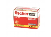 Cheville Nylon SX Ø 6 x 30 mm -Boîte de 100 - Fischer