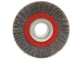 Brosse circulaire 200mm fil acier pour touret à meuler