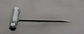 Clé à bougie d'allumage 17x19mm avec manche tournevis