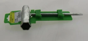 Clé à bougie 13x19mm à manche tournevis