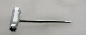 Clé à bougie d'allumage 17x19mm avec manche tournevis