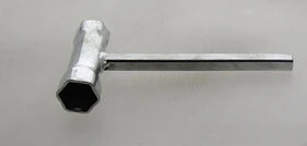 Clé à bougie 19x21mm avec carré de vidange mâle de 9,5mm