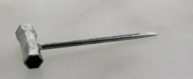 Clé à bougie 17x21mm avec manche tournevis