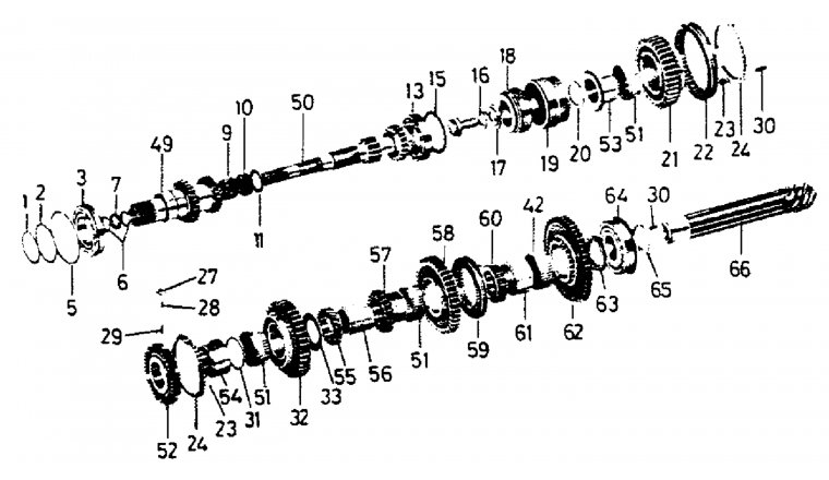 Circlips Extérieur pour Arbre et Pignon - Ref 933569R1 - Case