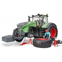 Tracteur Fendt 1050 Vario avec Equipement d'atelier et mécanicien - Bruder 4041
