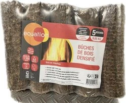 Buche de bois densifié 5 buches 9,65kg