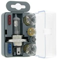 Coffret ampoule H4 - 12V de secours (5 lampes + 2 fusibles)