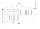 Abri de jardin en Bois VISP Solid 14.37 m² S8386 