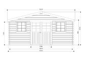 Abri de jardin en Bois DOUAI Solid 13.29 m² S8309