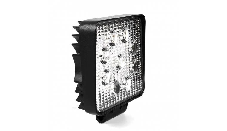 Phare de travail carré 9 Leds 27W