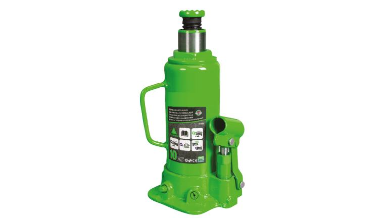 Cric hydraulique bouteille corps fonte 15t