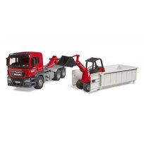 Camion benne avec chargeur Schaeffer Bruder 3767
