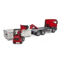 Camion benne avec chargeur Schaeffer Bruder 3767