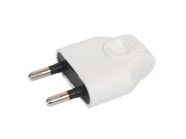 FICHE MALE 6A 2P BLANC
