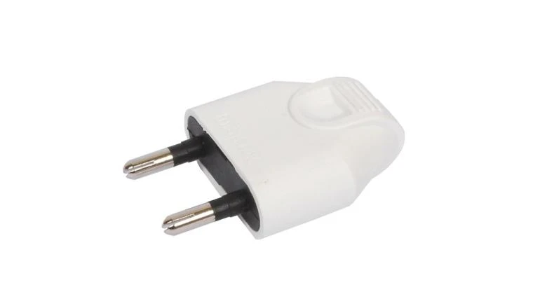 FICHE MALE 6A 2P BLANC