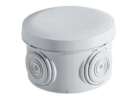 BOITE DERIV PLEXO ROND 60 GRIS