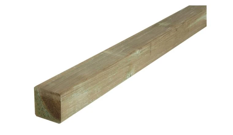POTEAU ECRAN BOIS 7X7X240