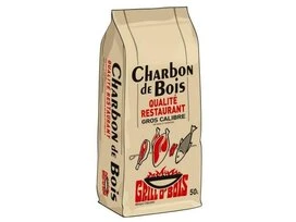 Charbon de bois 50 litres