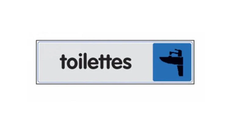 PLAQUE 170X40 TOILETTES H/F