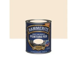 PEINTURE FERRONNERIE HAMMERITE BRIL 750ML BLANC PUR