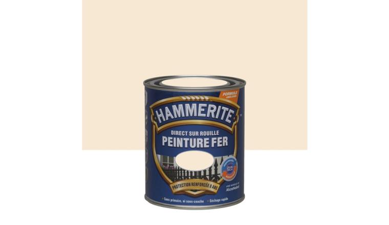 PEINTURE FERRONNERIE HAMMERITE BRIL 750ML BLANC PUR