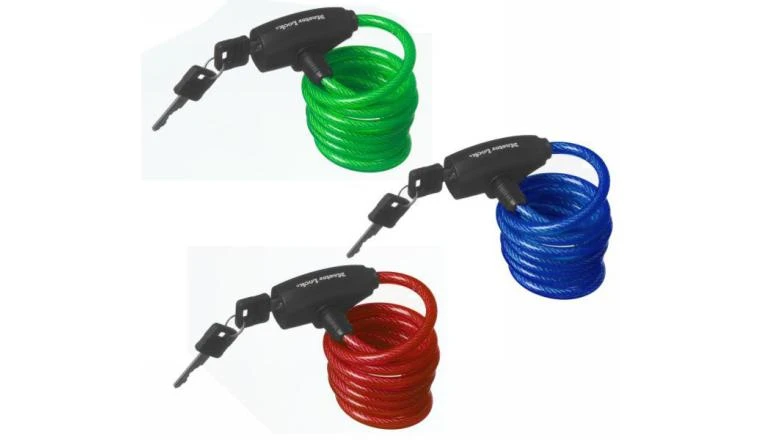 Câble anti vol 1,8m 3 couleurs Master Lock 8127EURTRI