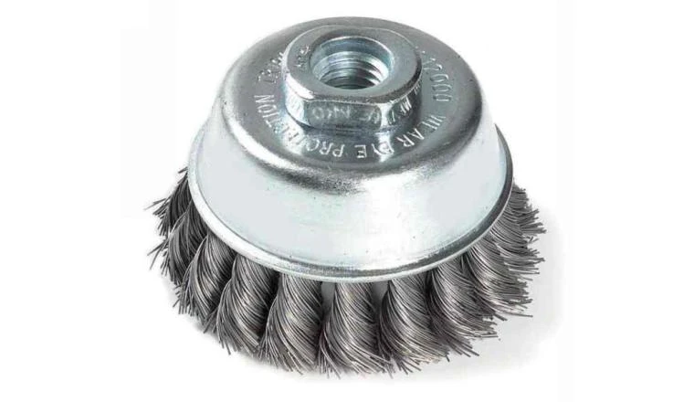 Brosse pour meuleuse fil acier Ø65mm