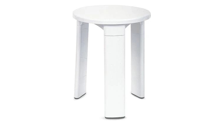 TABOURET ABS BLANC