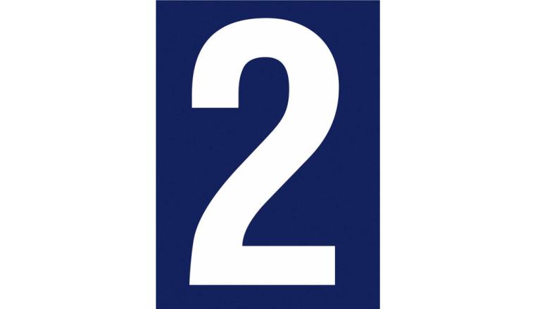 NUMERO RUE 2 ADHESIF