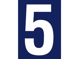 NUMERO RUE 5 ADHESIF