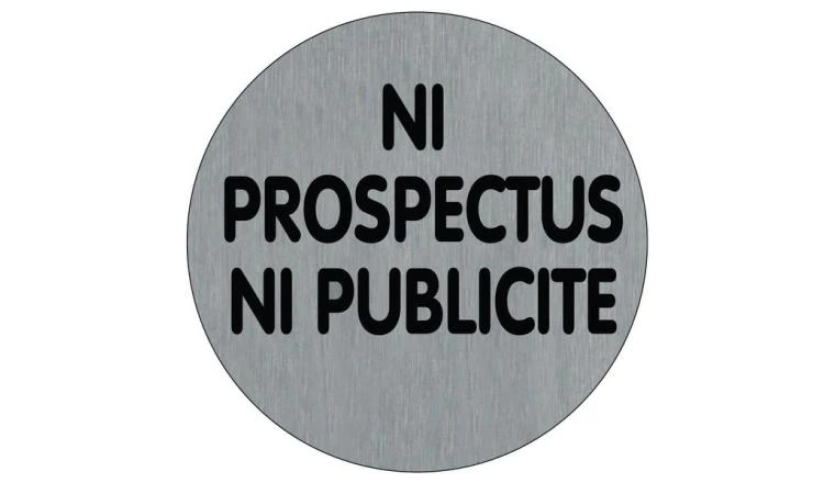 DISQUE 75 PAS DE PUB SVP