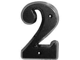 CHIFFRE 2 80MM ZAMAK NR