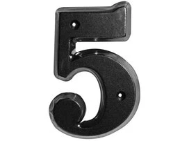 CHIFFRE 5 80MM ZAMAK NR