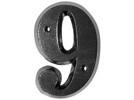 CHIFFRE 9 80MM ZAMAK NR