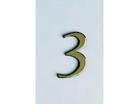 CHIFFRE 0 40MM AUTOCOLLANT OR
