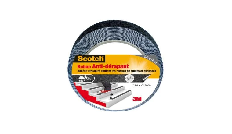 ADHESIF ANTI-DERAPANT 5MX25MM NOIR SCOTCH