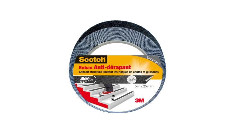 ADHESIF ANTI-DERAPANT 5MX25MM NOIR SCOTCH