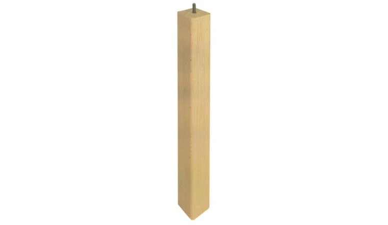 PIED TABLE HETRE BR 55X55X360
