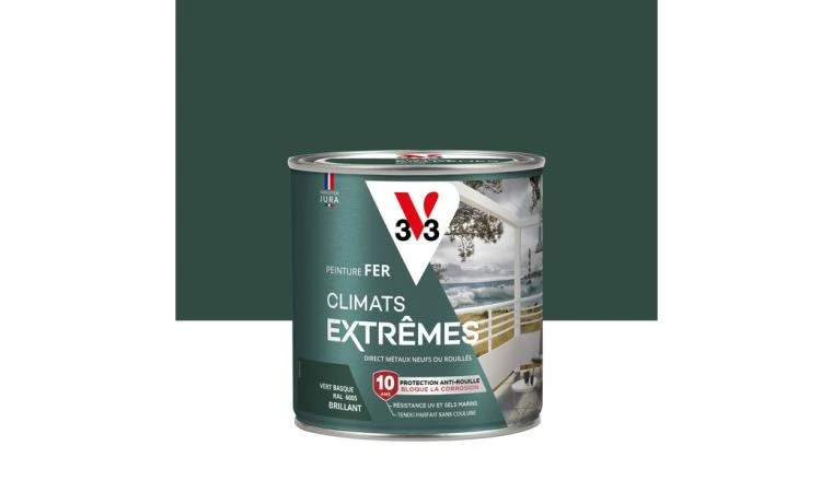PEINTURE FER EXT VERT BR 500ML