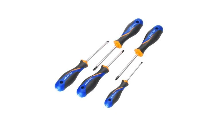 Coffret de 5 Tournevis Plat et Cruciforme