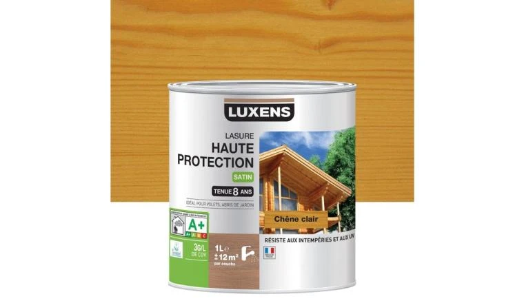 LASURE LUXENS 8 ANS CHENE CLAIR SATINE 1L