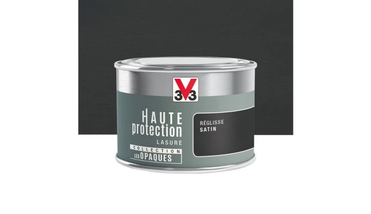 LASURE V33 HAUTE SAISON 8ANS NOIR CHARBON 0.125L