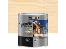 LASURE LUXENS CONDITIONS EXTREMES 12 ANS INCOLORE BRILLANT 1L