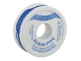 RUBAN TEFLON 19MMX12MX0.2MM