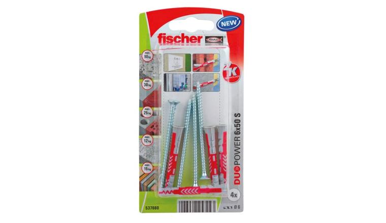 CHEVILLE MULTIMATERIAU 6X50MM FISCHER