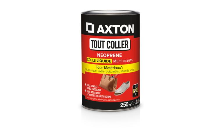 COLLE D'ASSEMBLAGE CONTACT NEOPRENE LIQUIDE AXTON POT METAL 250ML/218G