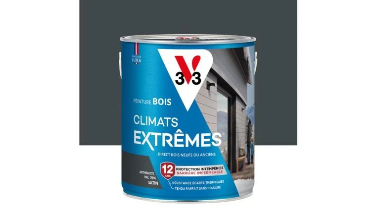 PEINTURE BOIS GRIS A SAT 2.5L